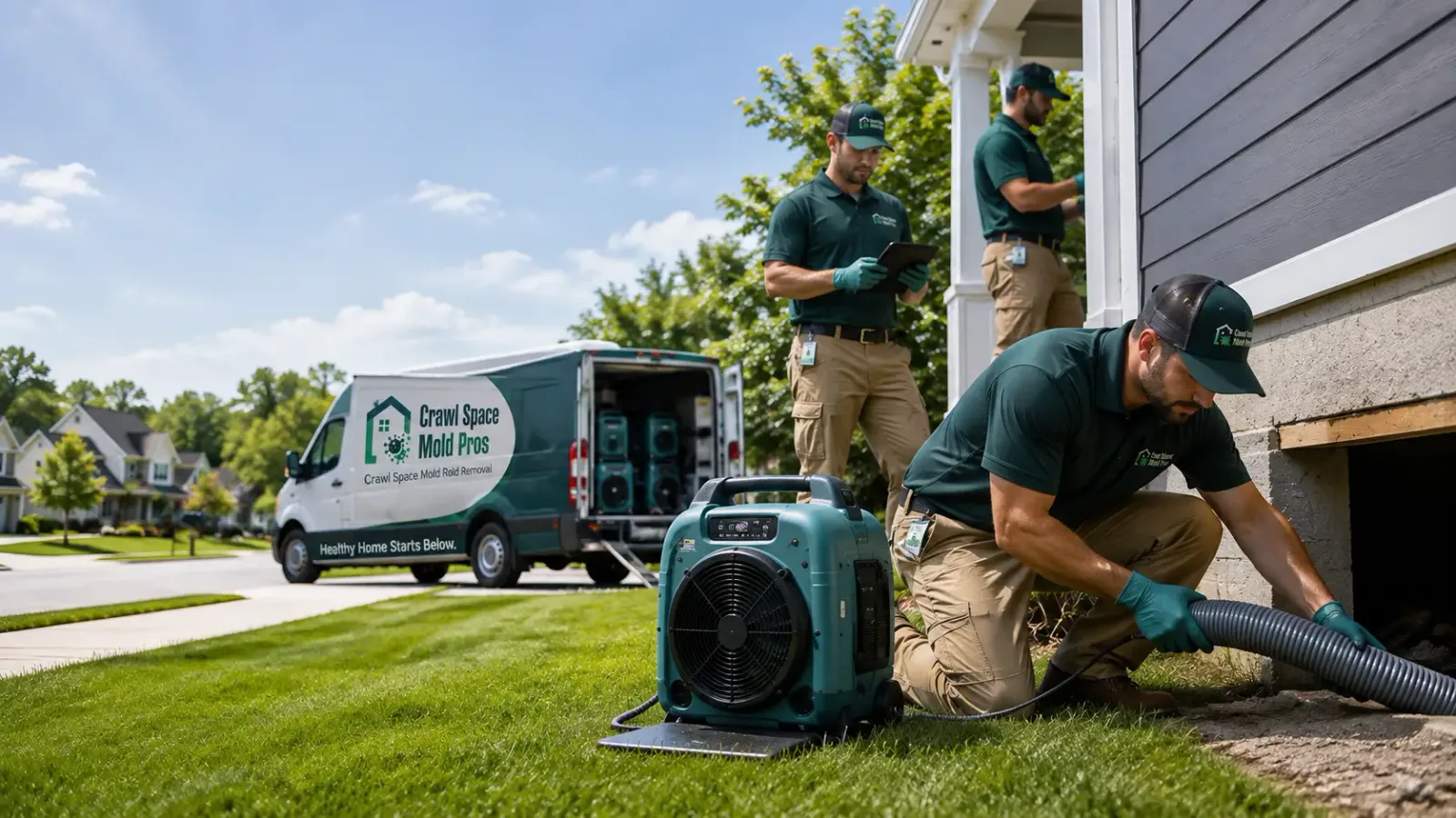 Crawl Space Mold Removal in Milladore, WI